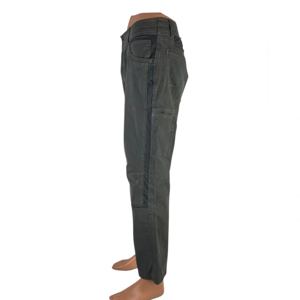 Kuhl Pants Mens 36 X 30 Radikl Pockets Outdoor Camping Hiking Trail Gray Cargo
